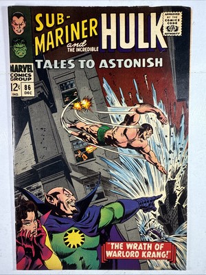 Tales To Astonish 86 Colan Everett Grandenetti Buscema SUBMARINER HULK 1966 L097