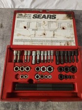 Craftsman 40pc Rethreading Set 42108 Metric/SAE Tap Die Set USA - Not Complete