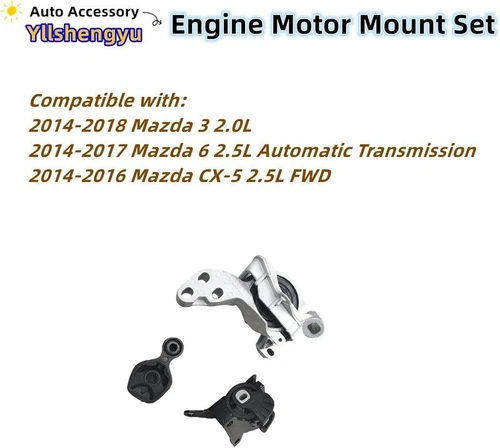 Mazda 6 2014-2017 2.5L, Fits 3 2014-2018 2.0L/Mazda CX5 2014-2016 2.5L FWD — 第 2/4 张图片