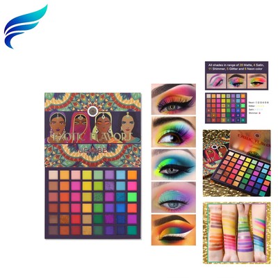 Stunning 48 Shade Eyeshadow Palette - Blendable Matte, Shimmer & Glitter Options