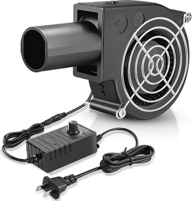 BBQ Fan Air Blower 97Mm, Variable Speed Centrifugal Fans with 110V/120V AC Plug,