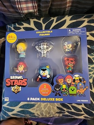 BRAWL STARS 8 PACK DELUXE  MINI FIGURES  NEW SEALED  COLLECTIBLE Free Shipping