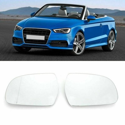 Door Rückspiegel White Glass Heated Pair 8K0857535/6F Für Audi E1 B9 13-16