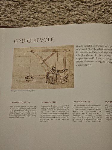 Leonardo da Vinci Il Genio E Le Invenzioni Macchine E Velivoli PB 2009 Invention - Picture 7 of 7