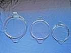 3 Pyrex Clear Lids Only, 475-C36, 474-C-18, 30-470-C