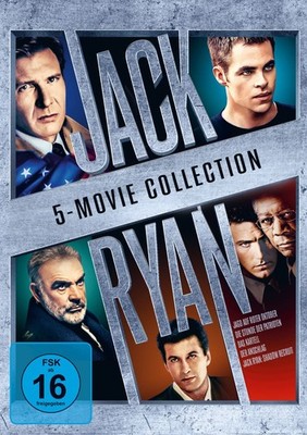 Jack Ryan 1-5  (DVD) Movie Collection Min: 597/DD5.1/WS    5Disc - Universal Pi