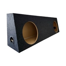 10 Dual Sealed Truck Box Universal Subwoofer Enclosure, Car Audio System Gray