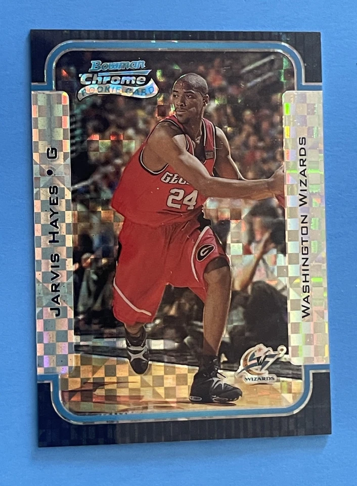 2003-04 Bowman Rookies & Stars cromo X-Fractor/150 Jarvis Hayes #134 radiocontrol Foto 2 de 3