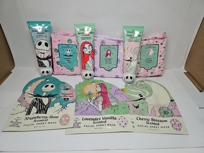 Nightmare Before Christmas 9 Piece Skincare Set   Jack, Sally & Zero   NEW