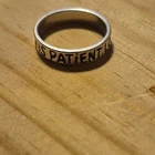 Vintage James Avery Sterling Silver "LOVE IS KIND" Scripture Band  Rare 70s,80s