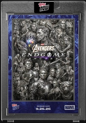 2026 Marvel Topps NOW: Avengers End Game Encore Presale 