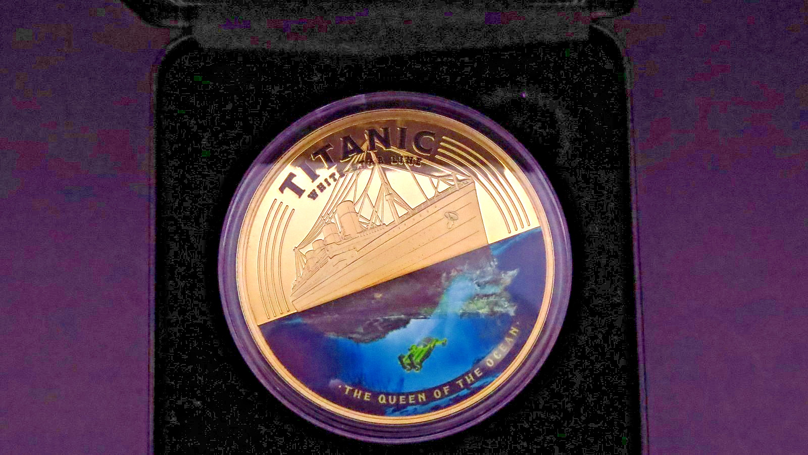 Titanic the Queen of Ocean 50 Cent Bimetall Coin Solomon Islands 2026 Proof Like