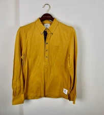 Thom Browne Brooks Brothers Black Fleece Popover Shirt Yellow Size 1 BBF1
