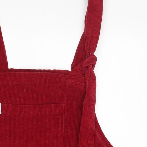 Lucy & Yak Women's Red Corduroy Pinafore Dress S - Picture 10 of 12