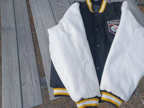 Pittsburgh Steelers Reversible Jacket Size Medium No Tag. Excellent Shape image 5
