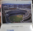 Baseball Stadiums Collectors Series Calendar 1993 1994 Montgomery Ward — photo 6