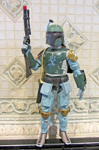 2014 DISNEY STAR WARS "BOBA FETT" 13-1/2" ACTION FIGURE - USED - DOES NOT TALK