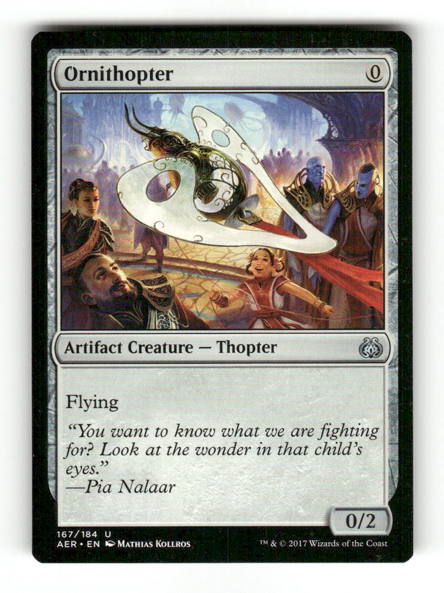 Ornithopter 167 Uncommon Aether Revolt Magic: The Gathering Near Mint
