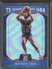 2021-22 Donruss Optic - Walt Frazier #43 75 Years Of The NBA Silver Prizm