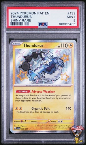 Thundurus graded PSA 9 for sale on eBay