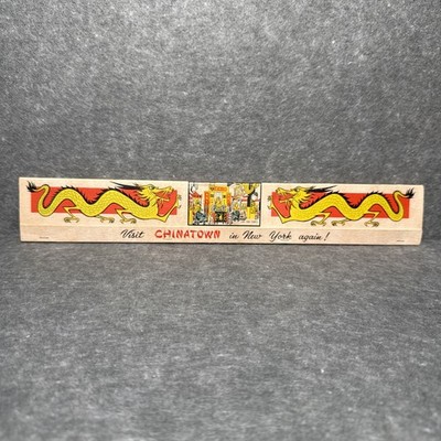 Vintage CHINATOWN NEW YORK 12.5'' Full UNSTRUCK 200 Strike Matchbook
