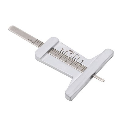 Stainless Steel Depth Gauge Portable Tire Tread Depth Meter