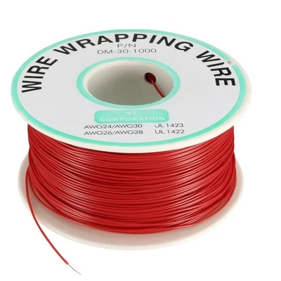ZAPLYTE OK Wire Tin Plated Copper Cord Wire Wrapping P/N DM-30-1000 30 AWG 650ft Long