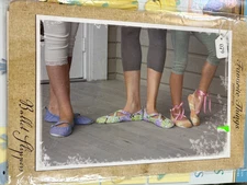 BALLET SLIPPERS Sewing Patterns by Favorite Things, Infant-Adult sizes,  UNCUT