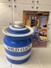 T G Green Cornishware Limited Edition Wild Oats Jar
