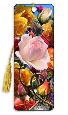 Cheatwell BK13ROS 3D Bookmark,Rose,58 x 153mm