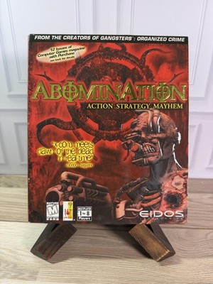 Abomination Action Strategy Mayhem PC Big Box Video Game Eidos M Multiplayer