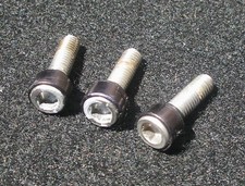 3 Oem Hyundai Tiburon 03-08 Factory Fuel Door Gas Cap Cover Mounting Screw Set