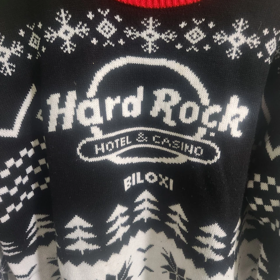 Suéter Hard Rock Casino Lucky para hombre. Talla grande Foto 3 de 4