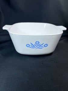 VTGCorning Ware Blue Cornflower 1960 Vintage 1.25 Quart Casserole Dish w/ No Lid