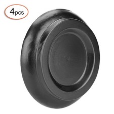 Doanas-4Pcs Beech Wood Round Piano Foot Pads Set Upright Piano Caster Cups