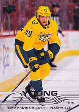 2025/26 UPPER DECK SERIES 1 YOUNG GUNS OZZY WIESBLATT #212