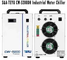Cloudray (S&A-TEYU) CW-5200DH 1.4KW 7L 5-35±0.3°C Industrial Laser Water Chiller
