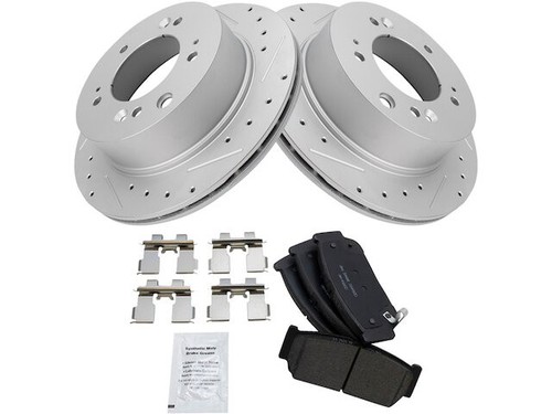 For 2007-2009 Kia Sorento Brake Pad and Rotor Kit Rear 94269RDGV 2008 - Picture 1 of 2