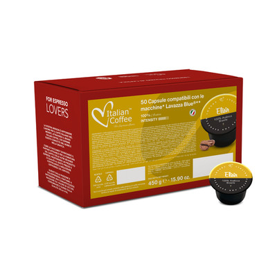 50 Italian Coffee pods compatible with Lavazza Expert and Blue Free shipping