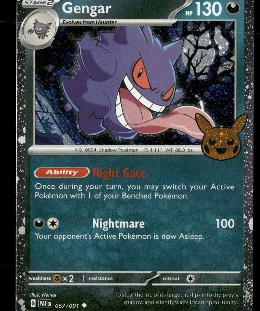 Gengar ゲンガー 057/091 ハロウィン Gengar 057/091 Trick or Trade Booster Bundle 2024 for sale | eBay