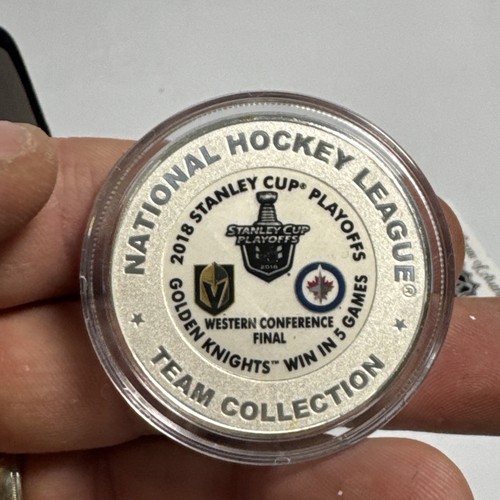 Vegas Golden Knights Highland Mint Eröffnungssaison versilberte Siegmünze - Bild 7 von 8
