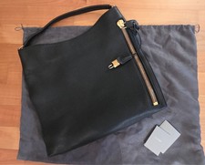 Tom Ford Hobo Bag Alix grande, nera, usata/come nuova, scomparto chiudibile a chiave