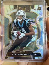 2025 Panini Select - Concourse Tetairoa McMillan #44 Silver Prizm (RC)