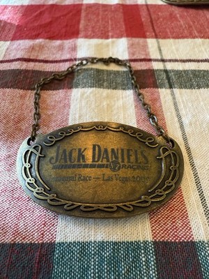 Jack Daniels Racing Las Vegas 2005 Metal Hang Neck Tag RARE Barrel