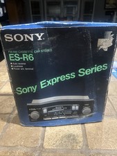 Vintage Sony Es-r6 Auto Reverse Fmam Cassette Car Stereo