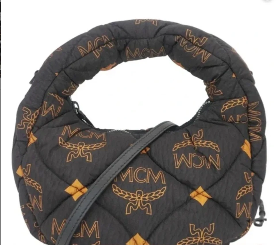 MCM authentic black padded shoulder or crossbody bag - Image 2 of 4