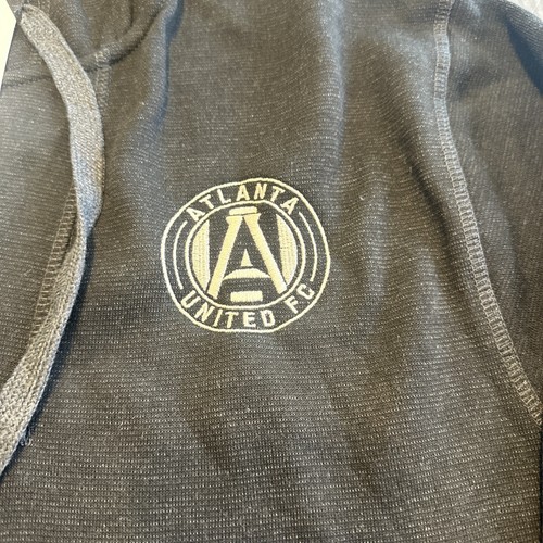 Atlanta United FC Football Club MLS Polar Pullover Sudadera con Capucha Sudadera 2Xl Negro - Imagen 2 de 10