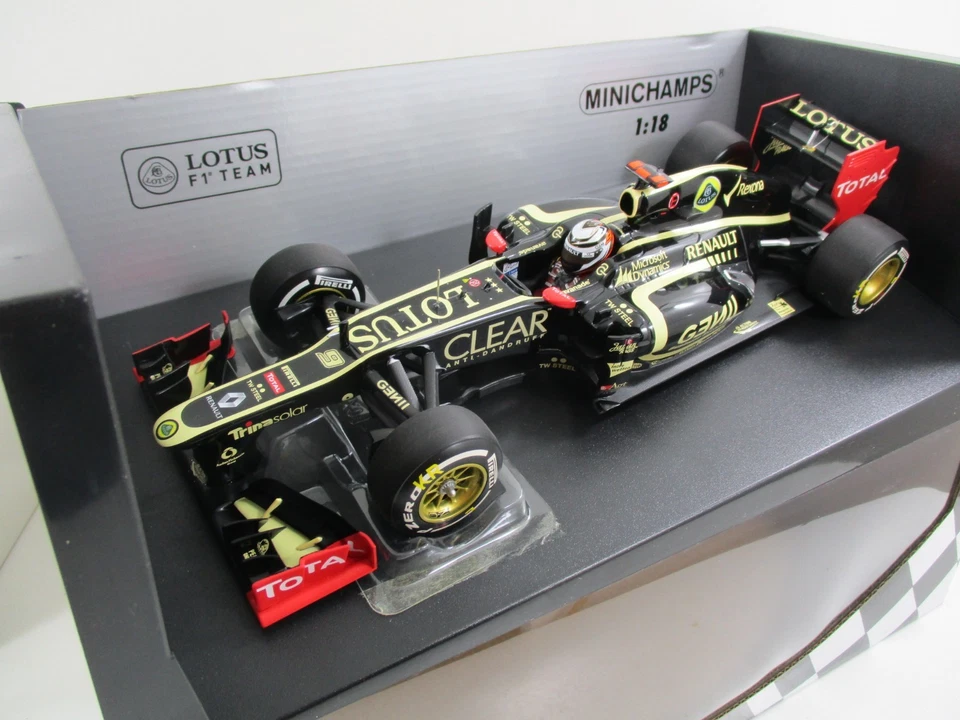 LOTUS RENAULT E20 F1 #9 WIN ABU DHABI GP 2012 RAIKKONEN MINICHAMPS 110120209 - Photo 3/3