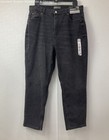 NWT Denim Co. Women's Black Light Wash High Rise Mom Jean Size 14 — photo 1