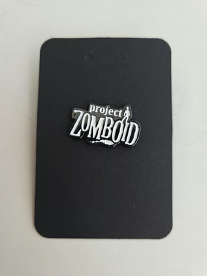 Project Zomboid Survival Video game- Character: Project Zomboid Logo Enamel Pin